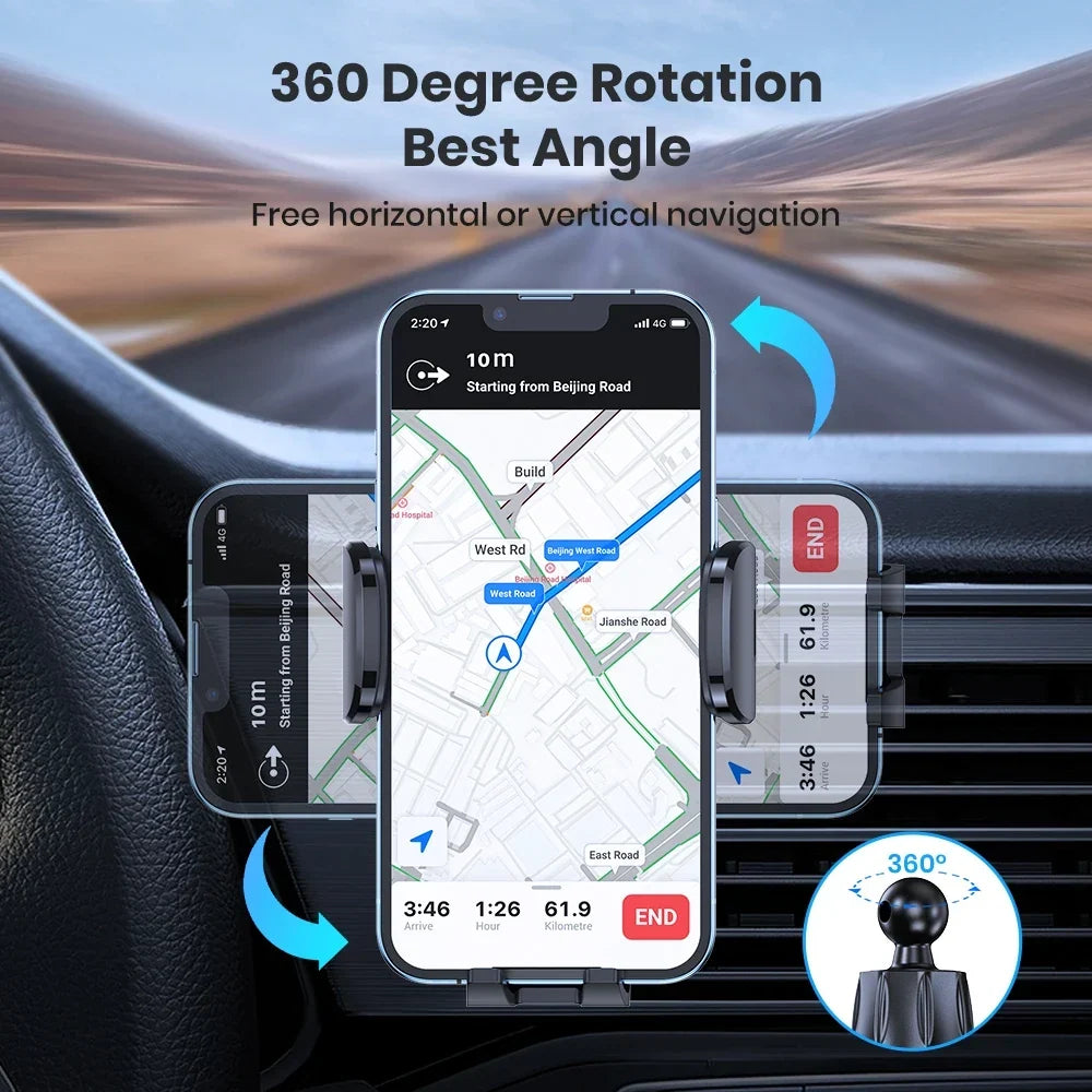 TOPK Universal Car Bracket Gravity Phone Holder