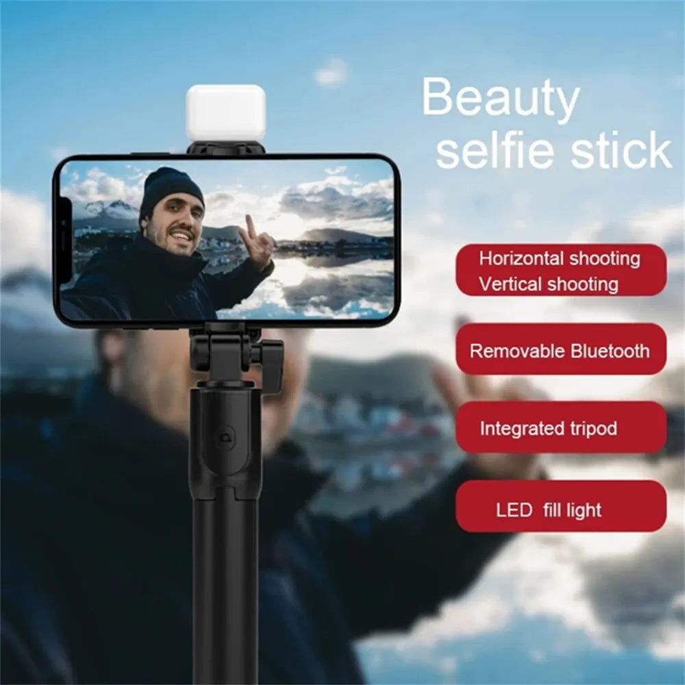 3-in-1 Selfie Stick Bluetooth Remote Tripod