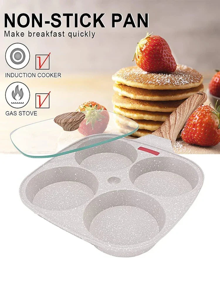 Four-Hole Egg Pancake Frying Pan
