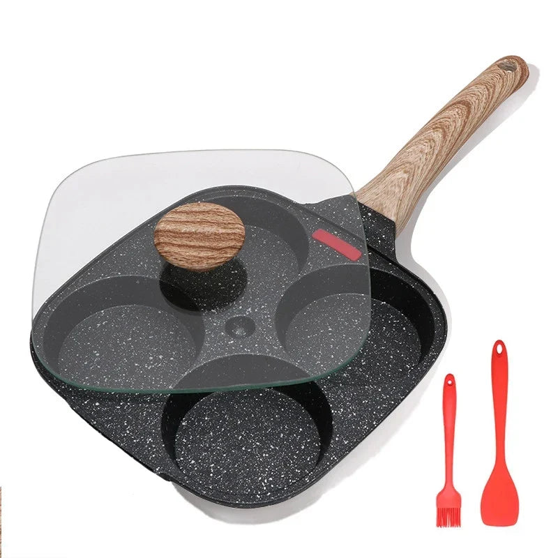 Four-Hole Egg Pancake Frying Pan
