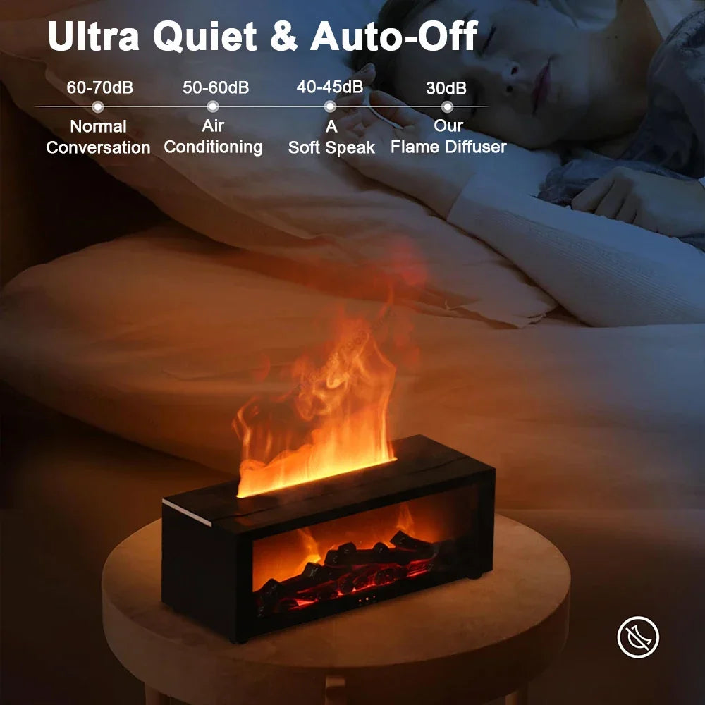 Flame Air Humidifier Essential Oil Diffuser