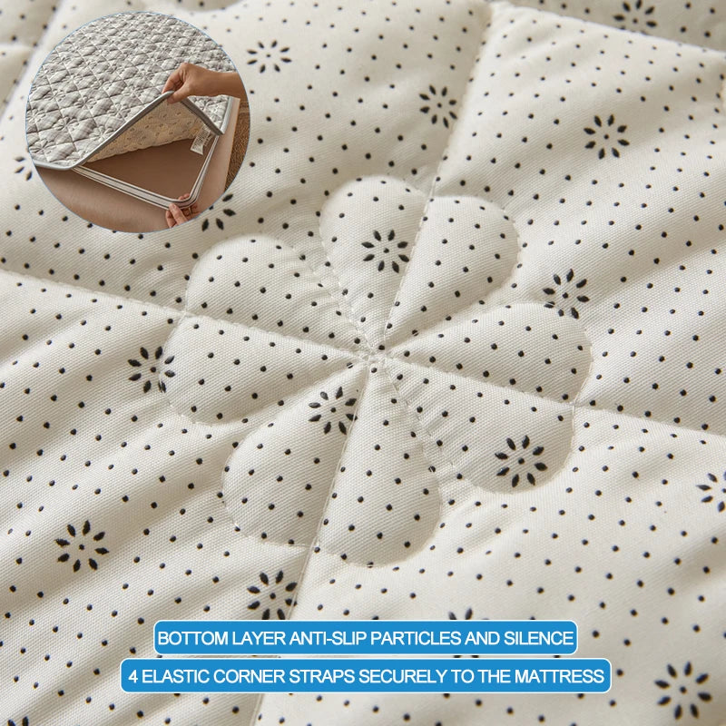 Super Comfort Mattress Protector – 100% Cotton Top Layer