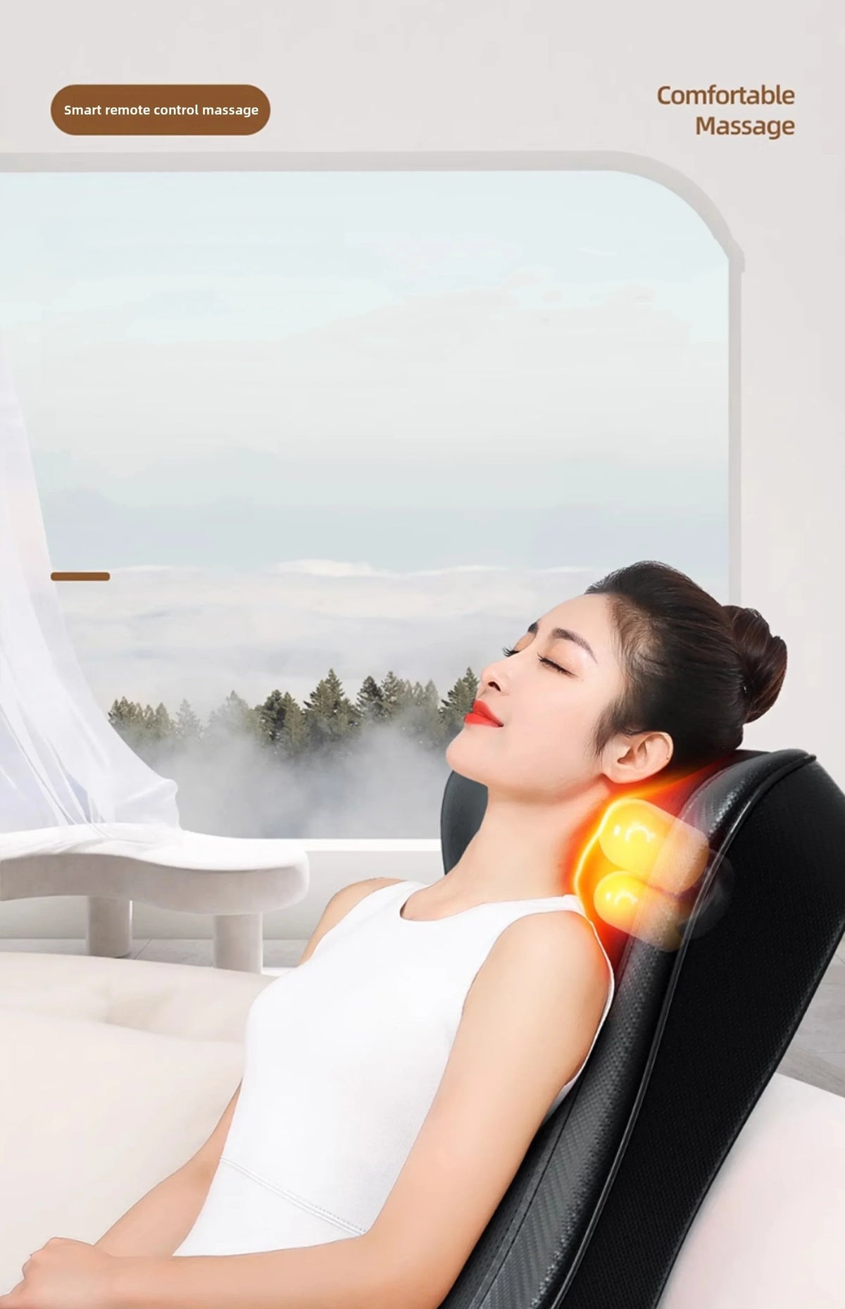 JAIYORL Shiatsu Neck & Back Massage Pillow
