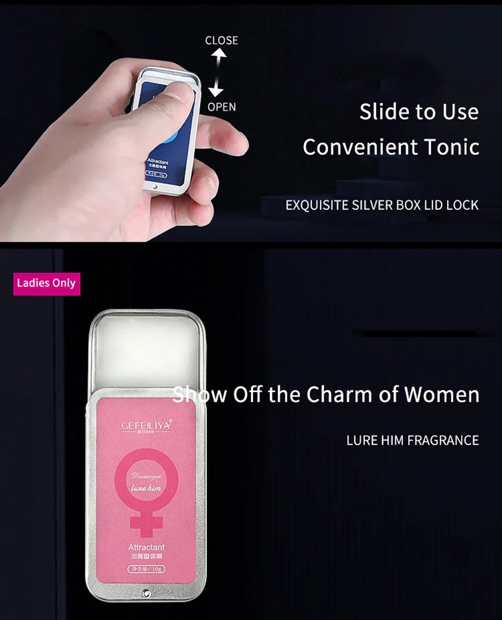 Solid Pheromone Perfume Deodorant