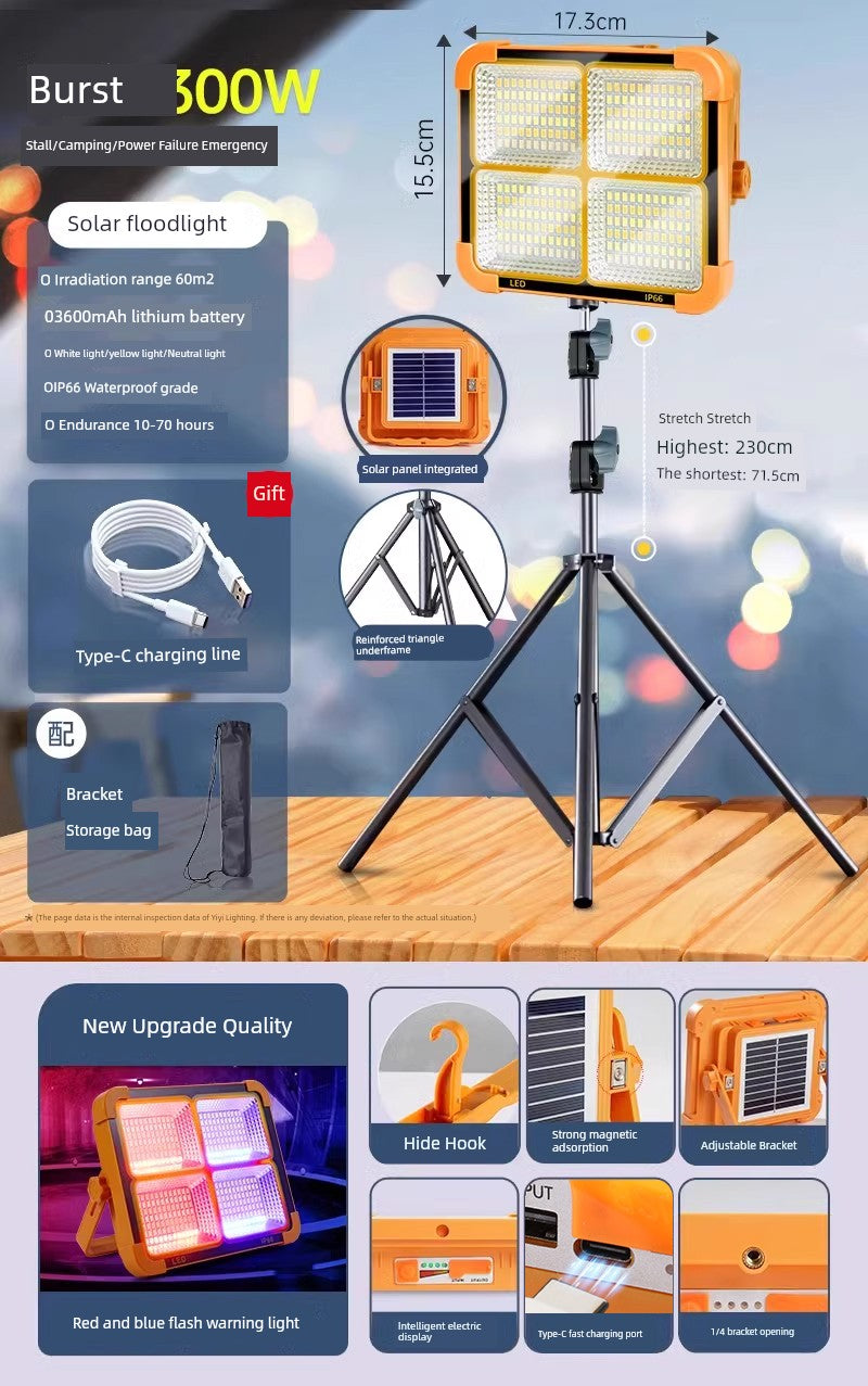 LED Solar Emergency Light