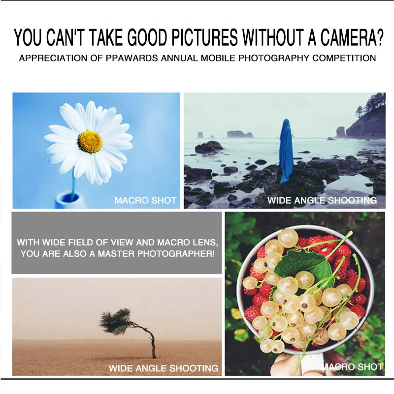 3-in-1 Smartphone Camera Lens Kit