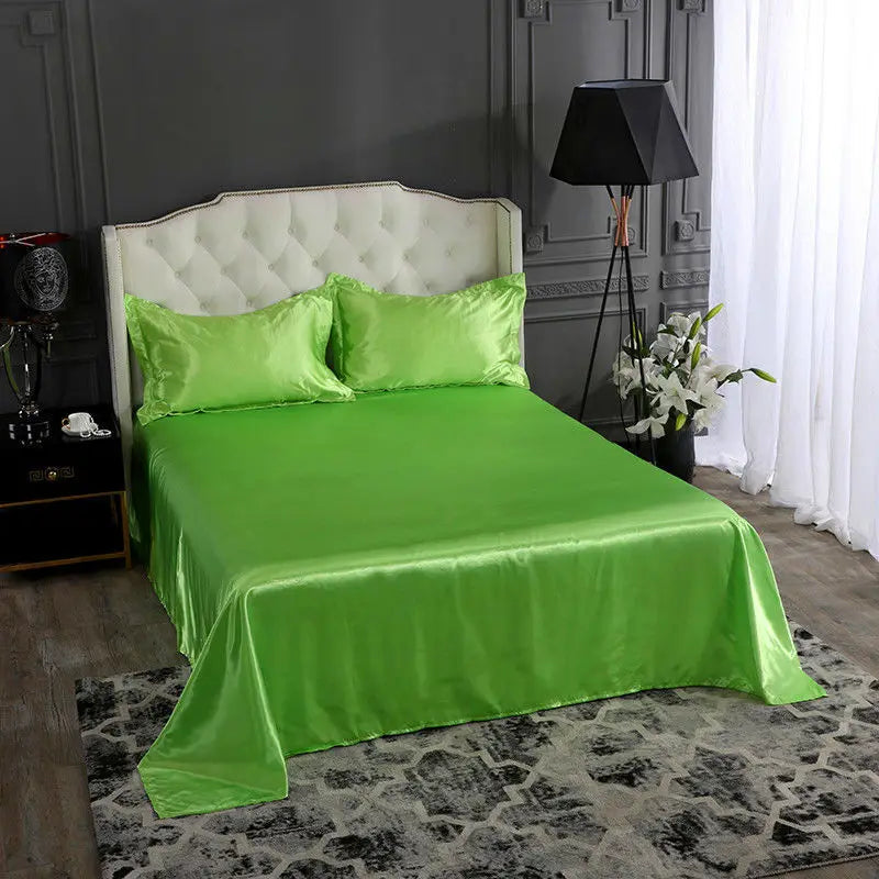 Luxury Rayon Satin Bedsheet Set