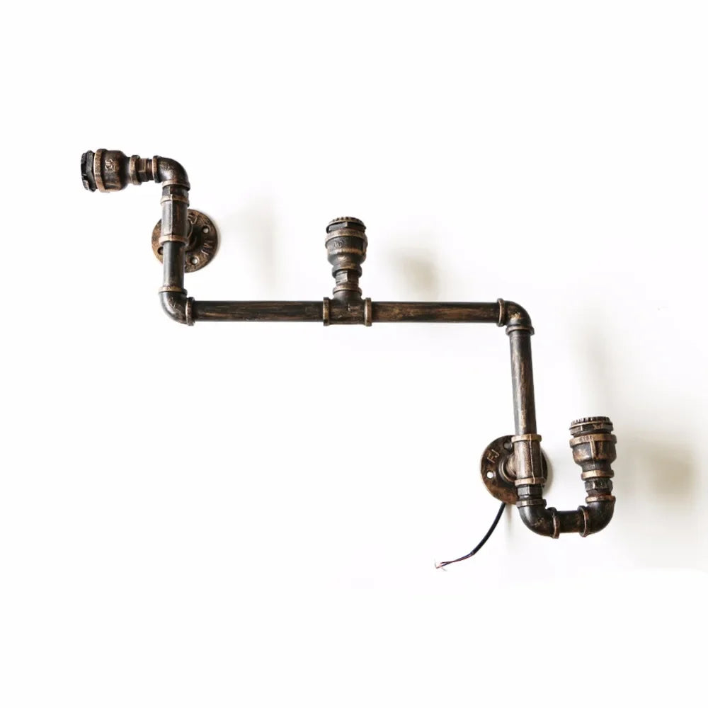 3-Head Loft Industrial Wall Lamp