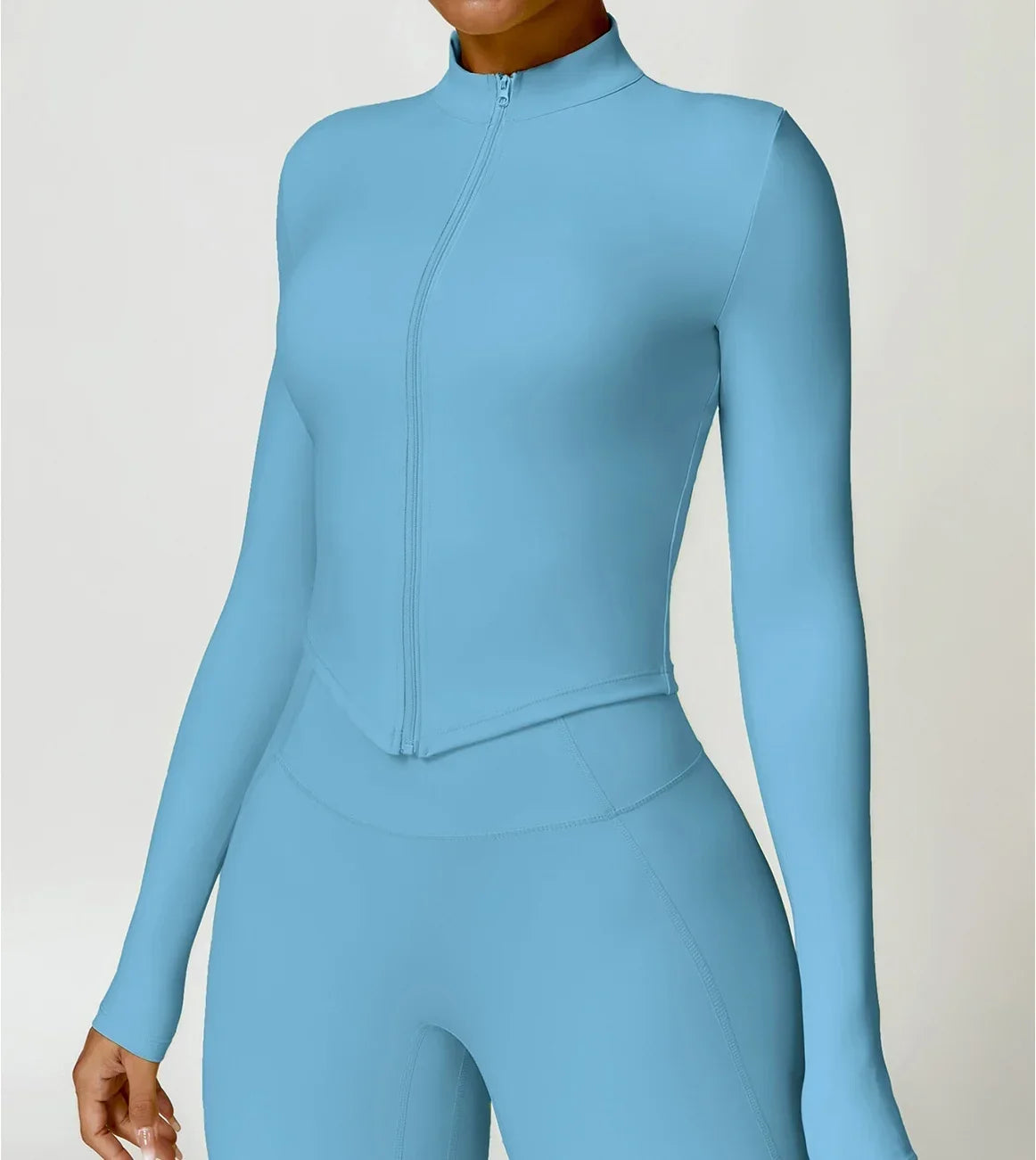 FAGADOER Candy Color 2-Piece Sporty Tracksuit