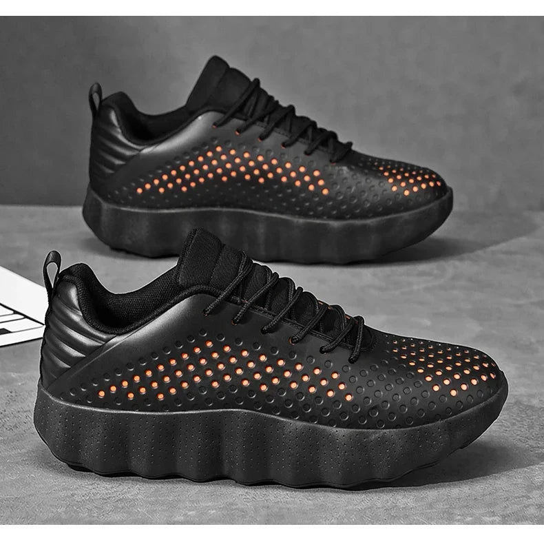 Men’s Breathable Running Cushioned Sports Sneakers