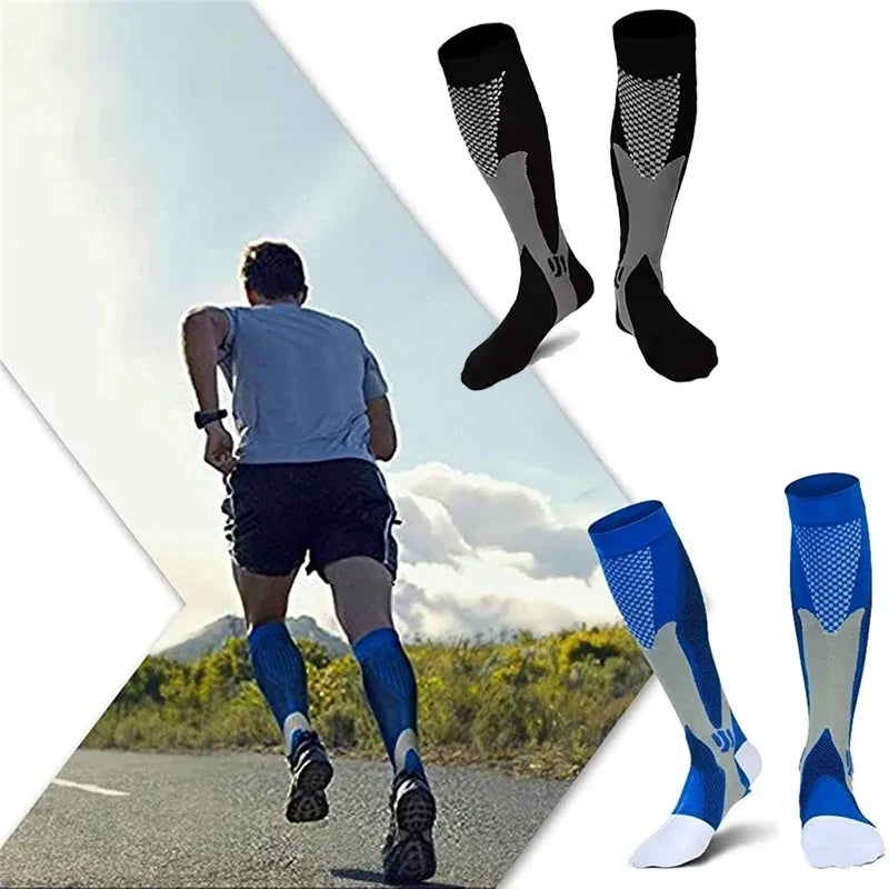 Supportive Long Socks for Sports, Travel &amp; Everyday Comfort