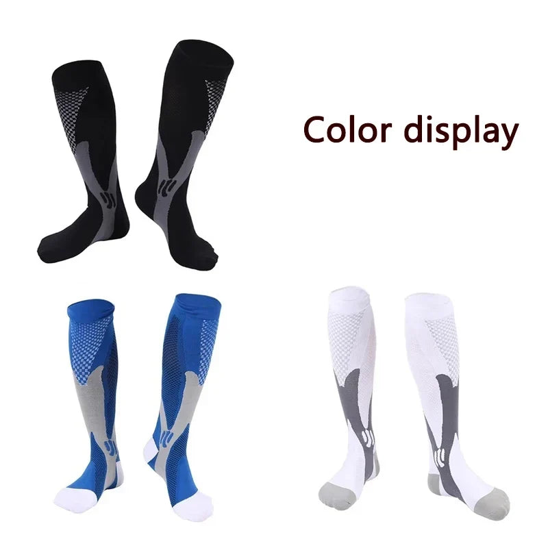 Supportive Long Socks for Sports, Travel &amp; Everyday Comfort