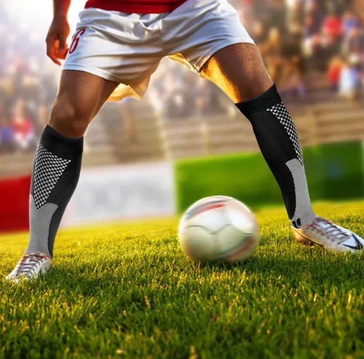 Supportive Long Socks for Sports, Travel &amp; Everyday Comfort