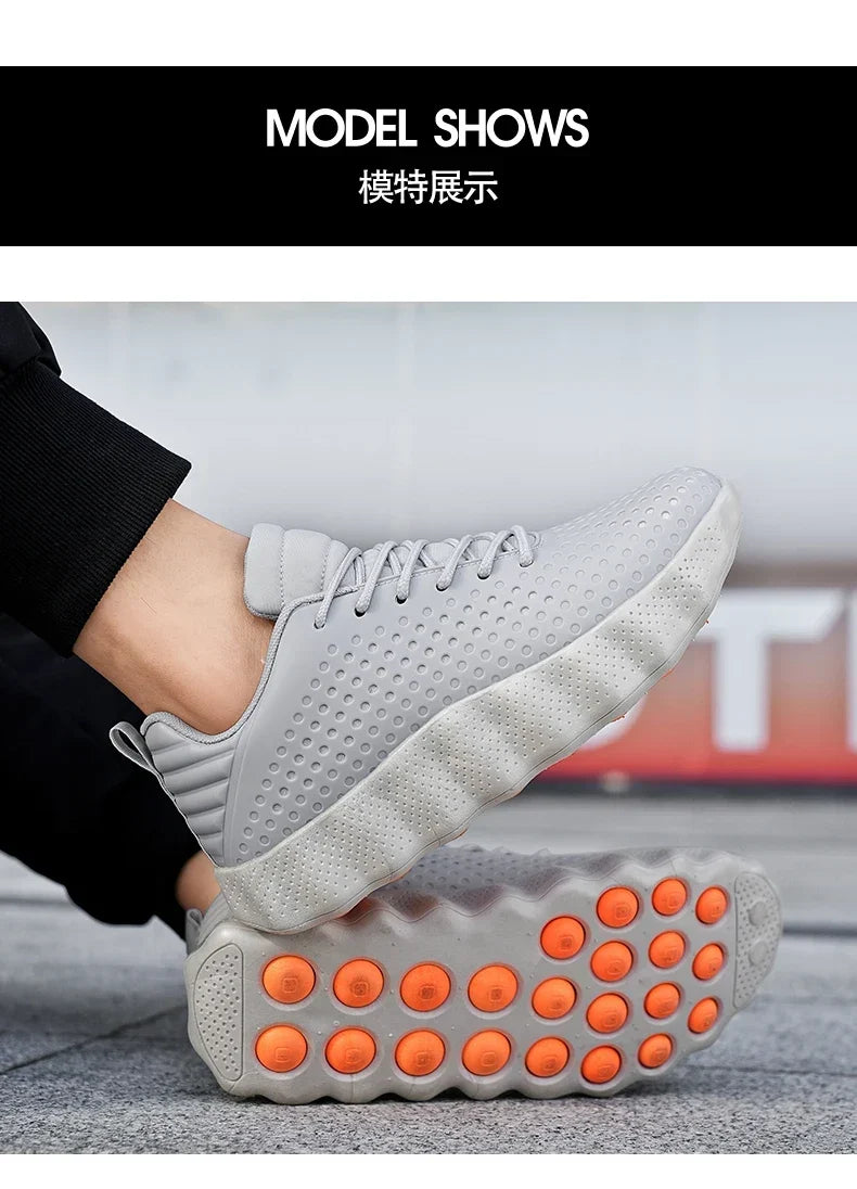 Men’s Breathable Running Cushioned Sports Sneakers