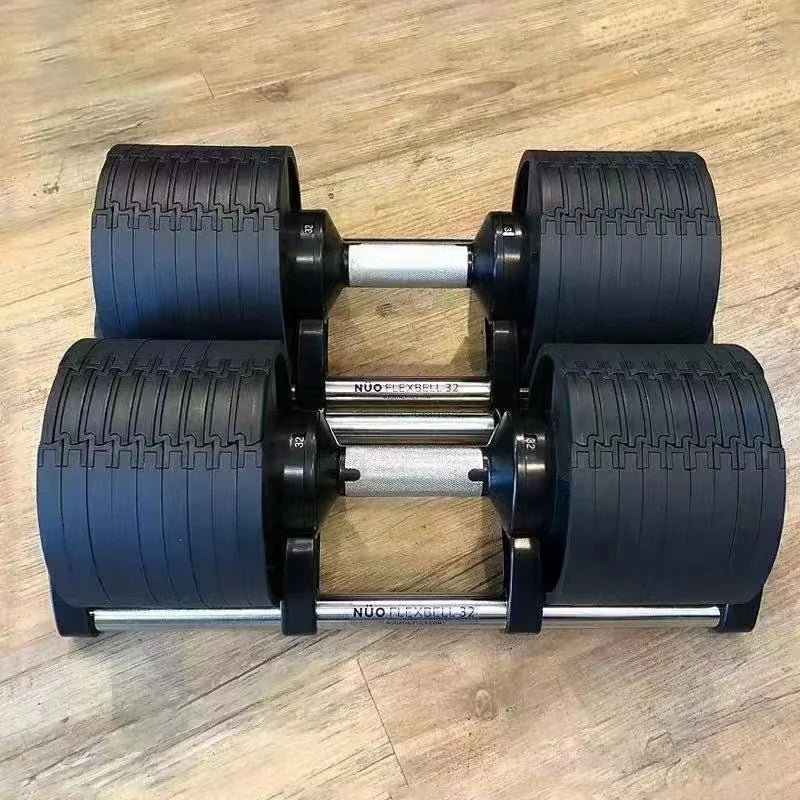 36KG Adjustable Dumbbell Set with Stand