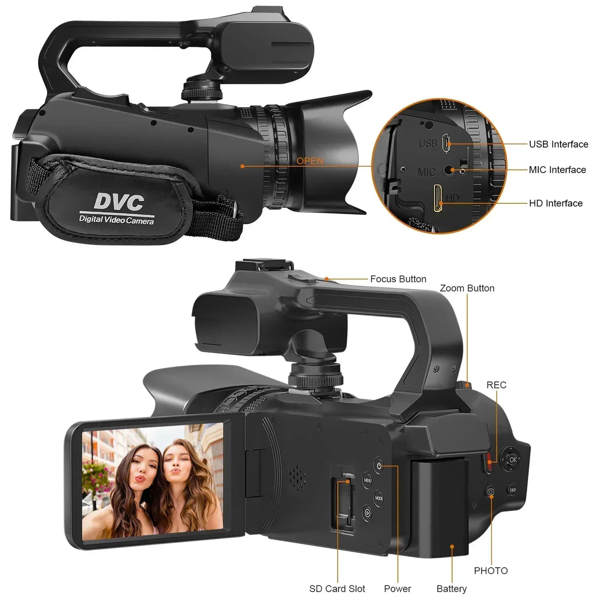 6K Professional Video Camera