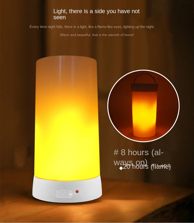 LED Flame Night Lamps
