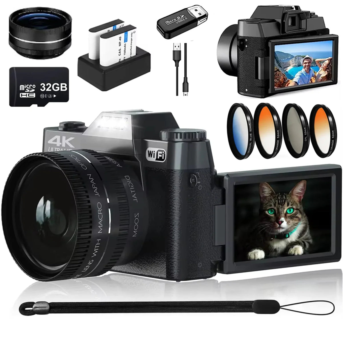 48MP Digital 4K Photography Camera