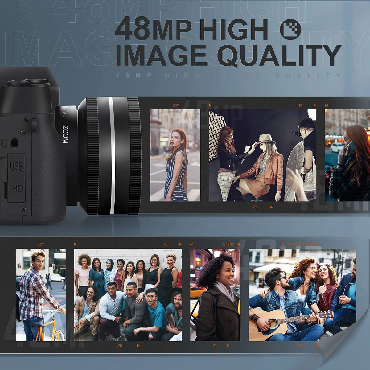 48MP Digital 4K Photography Camera