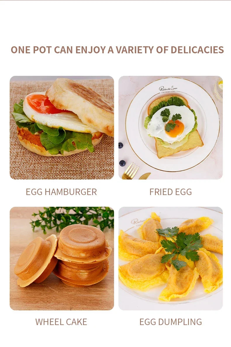 Four-Hole Egg Pancake Frying Pan