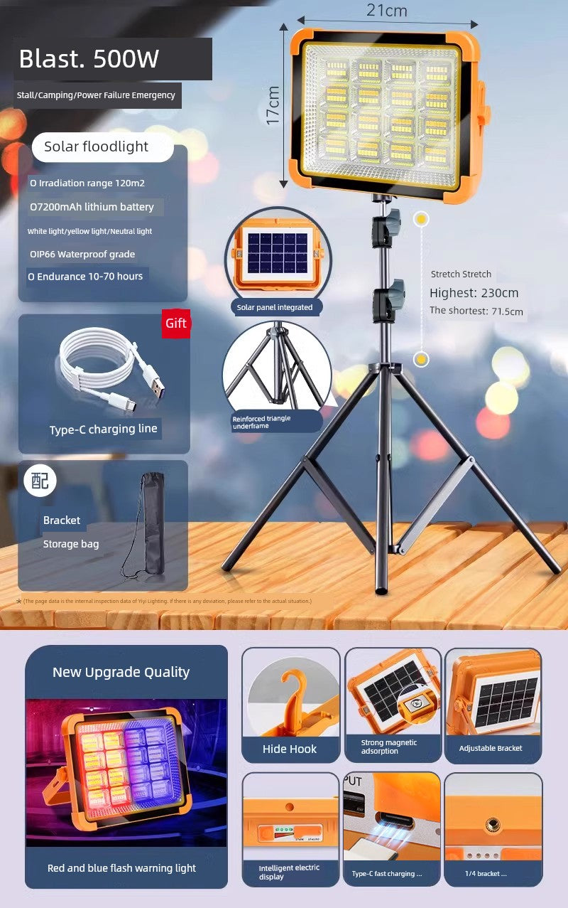 LED Solar Emergency Light