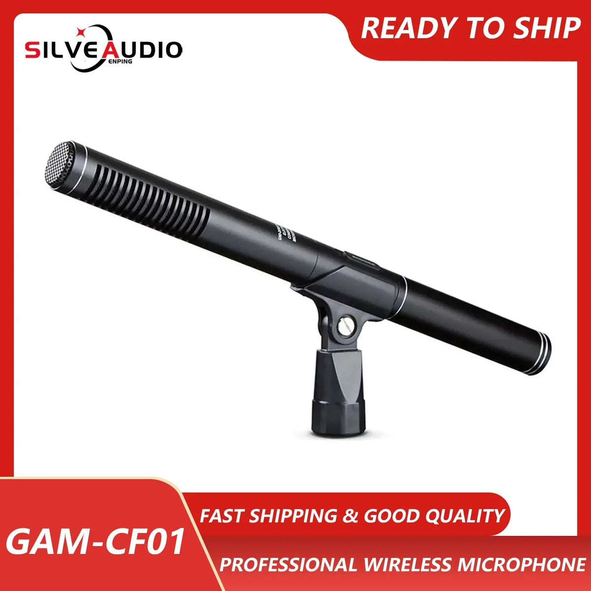 GAM-CF01 Unidirectional Handheld Interview Shotgun Microphone