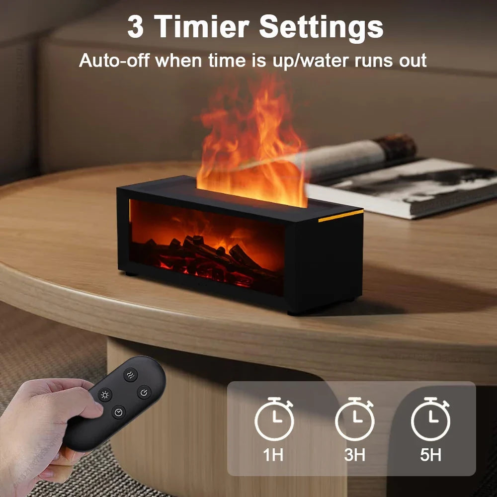 Flame Air Humidifier Essential Oil Diffuser