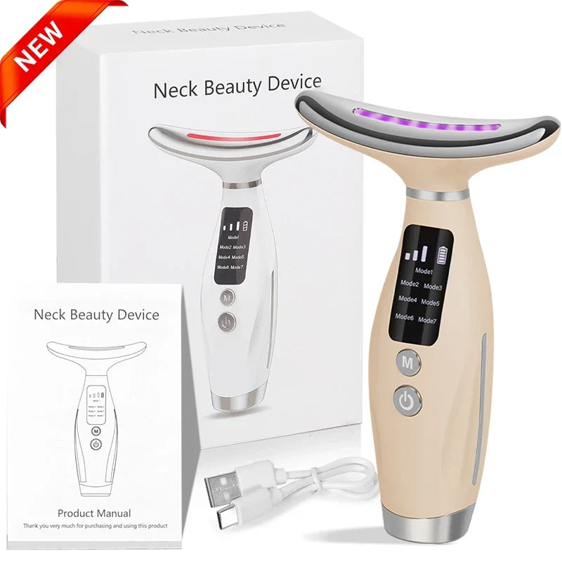 New EMS Micro-current Neck Face Beauty Device
