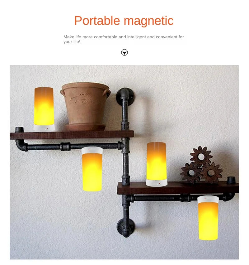 LED Flame Night Lamps