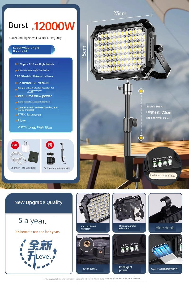 LED Solar Emergency Light