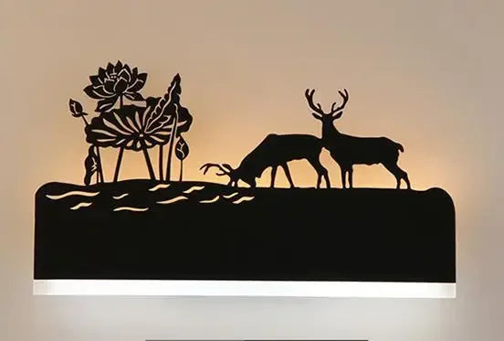 Sonce Black Wall Lamp