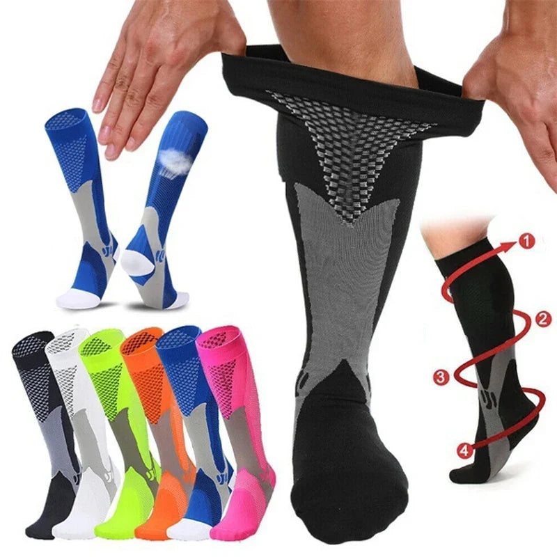 Long Sports & Travel Unisex Compression Socks