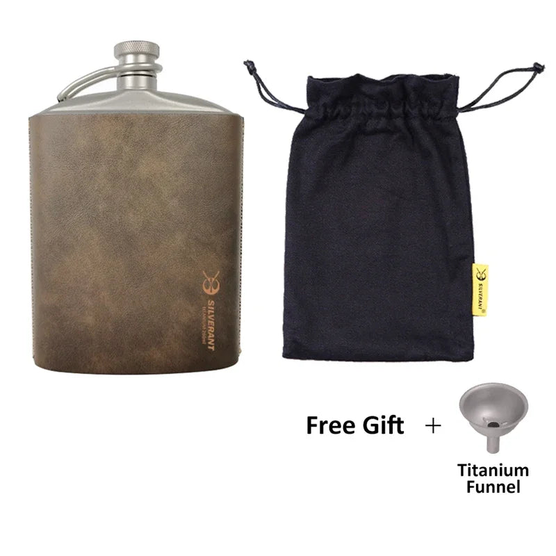 Pure Titanium Water, Wine & Coffee Bottle