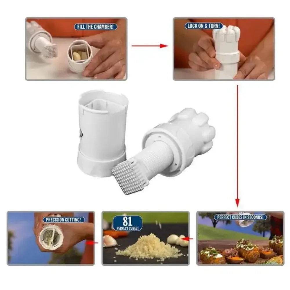 Multi-Functional Garlic Press & Slicer