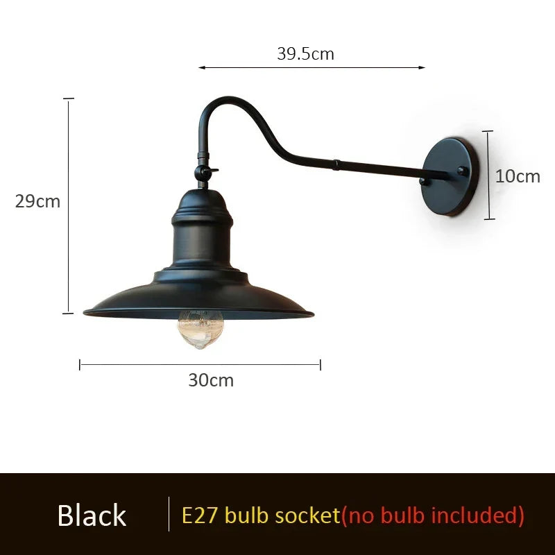 American Industrial Wall Lamp