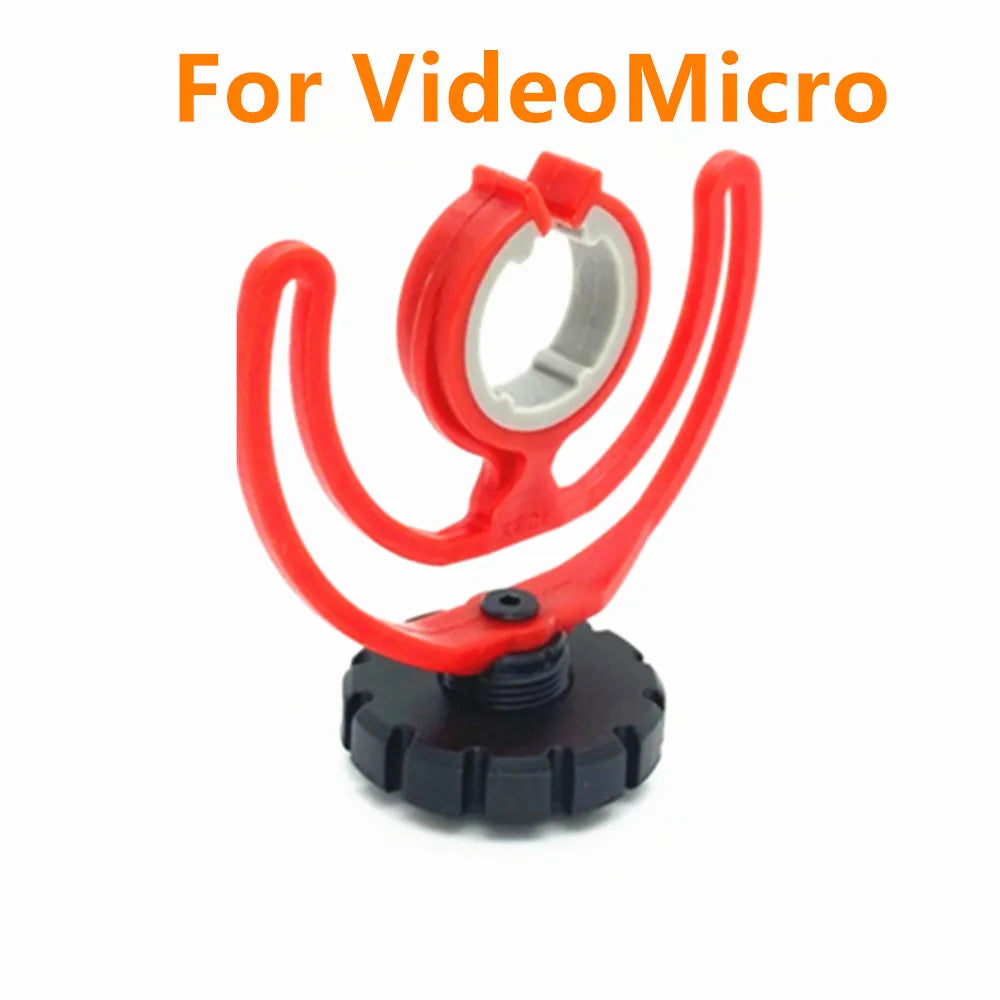 Cold Shoe Microphone Clamp Clip Shockproof Tripod Mount Adapter
