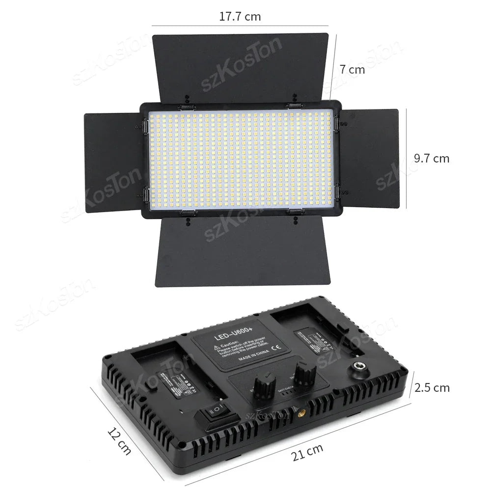 U600 RGB LED Photo Studio Light