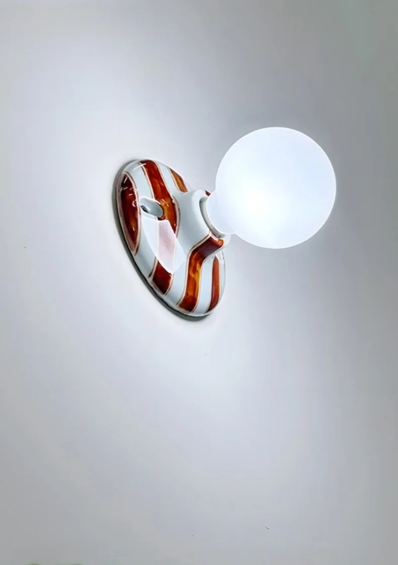 Contemporary Retro Ceramic Wall Light