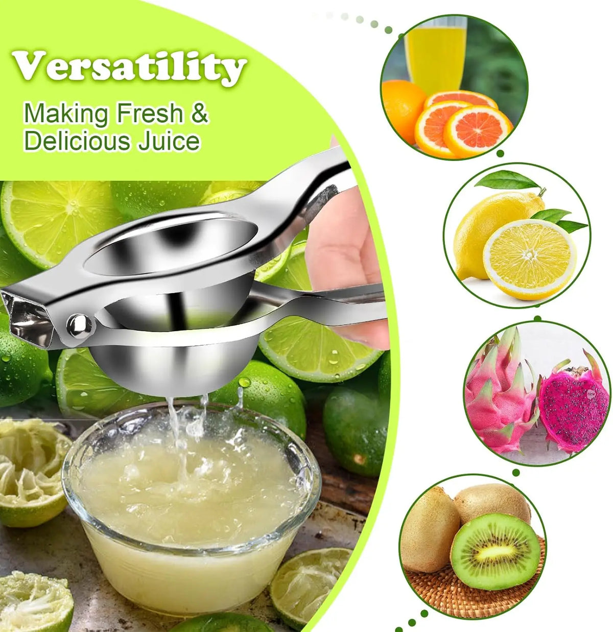 Stainless Steel Lemon Squeezer