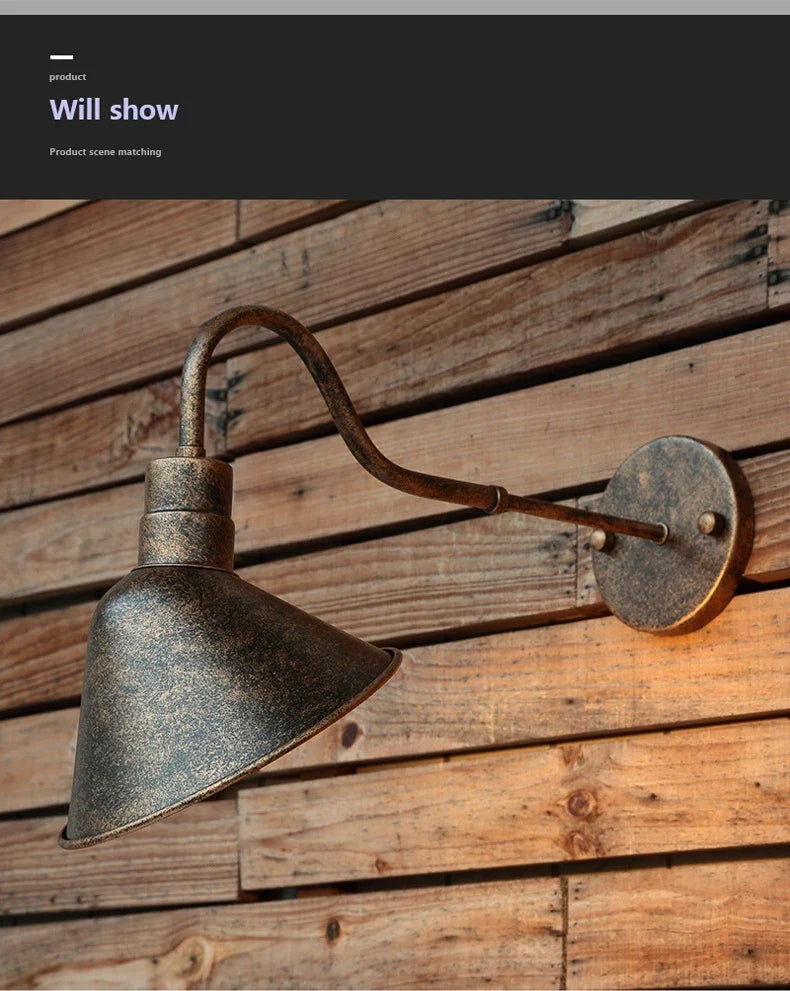 American Industrial Wall Lamp