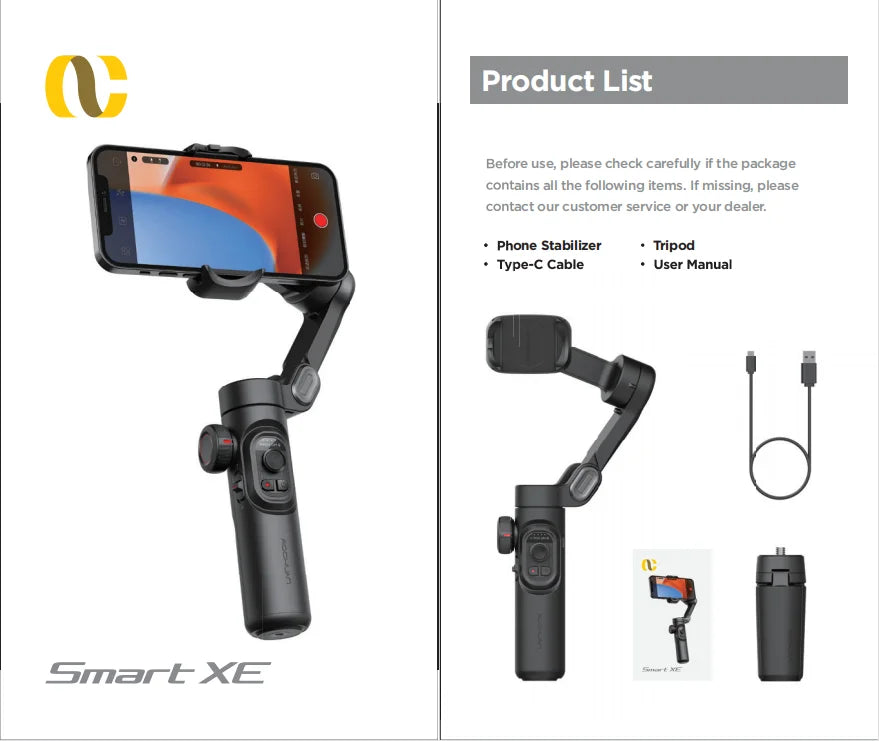 3-axis Smartphone Gimbal Stabilizer