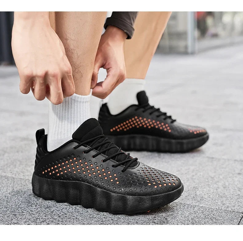 Men’s Breathable Running Cushioned Sports Sneakers