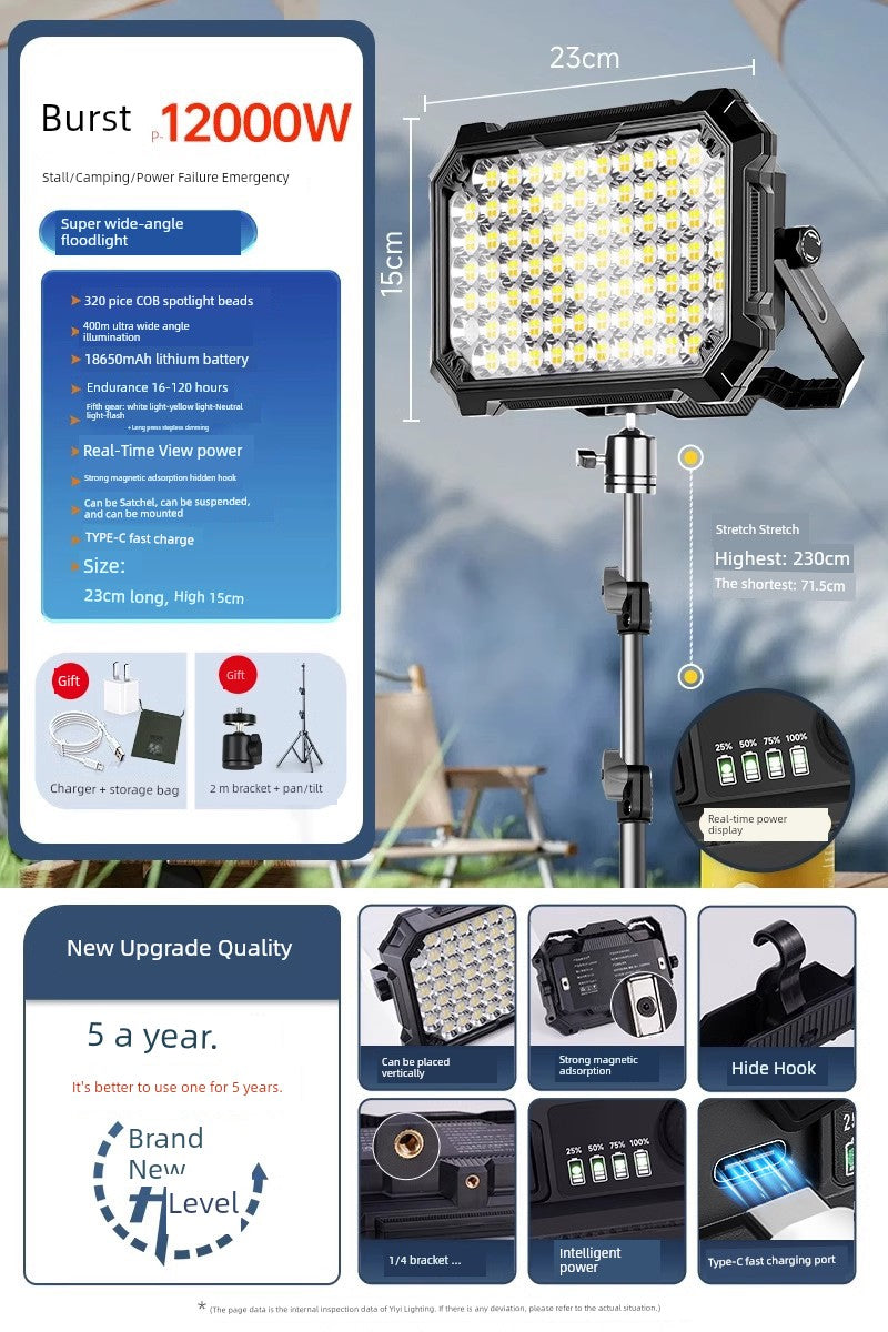 LED Solar Emergency Light