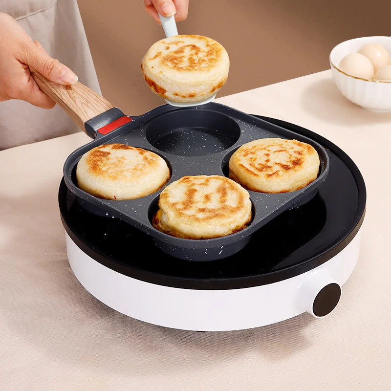 Four-Hole Egg Pancake Frying Pan