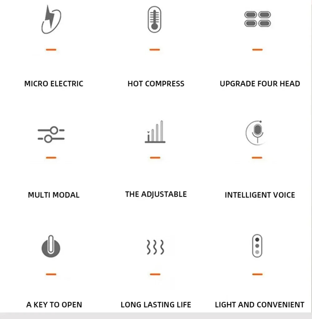 Heat Vibration Neck Massager