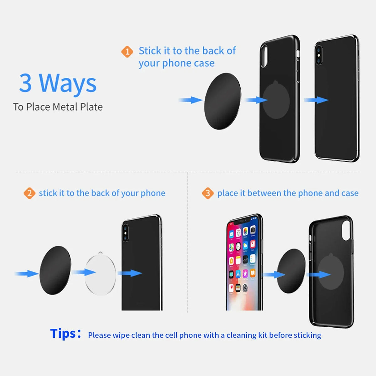Magnetic Car Phone Holder Vent (2025 Upgrade)