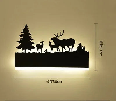 Sonce Black Wall Lamp