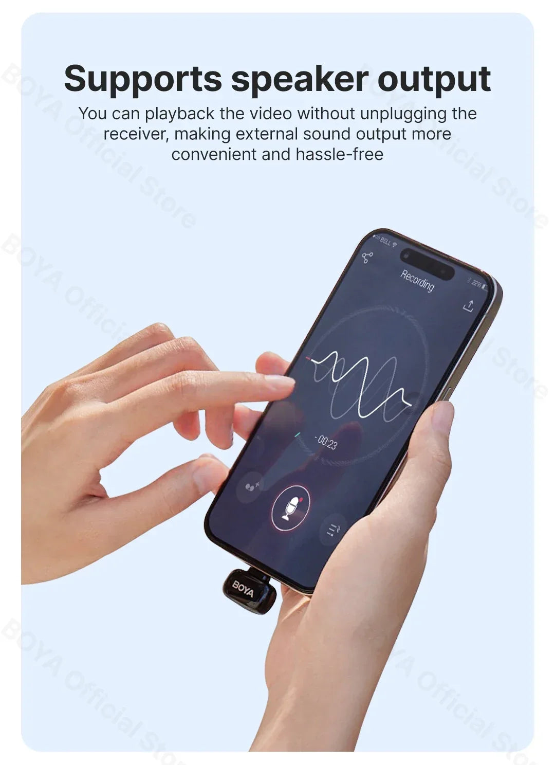 BOYA Mini Wireless Lavalier Lapel Microphone