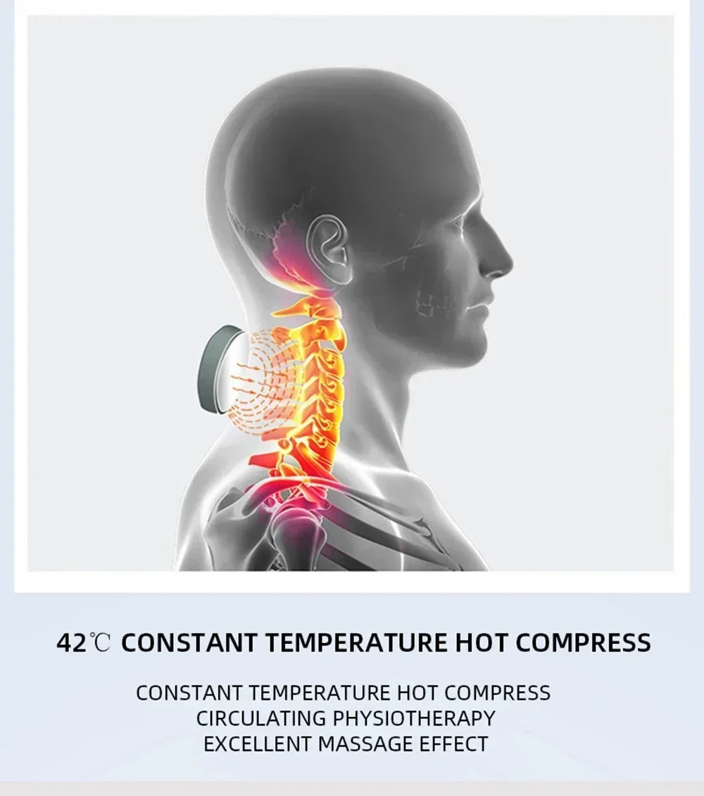 Heat Vibration Neck Massager