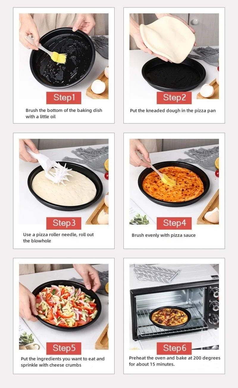 Nonstick Carbon Steel Pizza Pan –